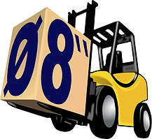 Шини на навантажувач обід 8"