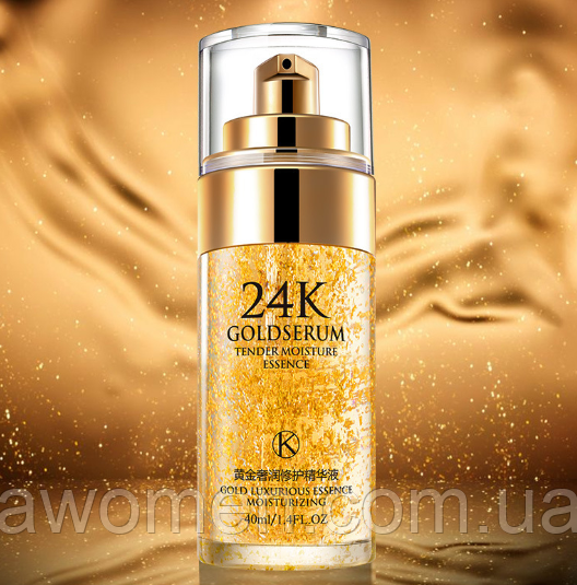 Відновлювальна сироватка-емульсія One spring 24 k Gold Serum 40 ml, фото 1