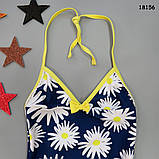 Купальник "Ромашки" для дівчинки. Маломірить. 6; 8 років, фото 4