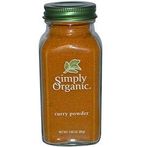 Simply Organic, Порошок каррі, 3 унції (85 г)