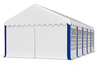 Шатер 6х12 PE полипропилен, торговый павильон, садовая палатка, тент, ангар, гараж, намет, зонт с окнами, фото 10