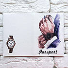 Обкладинка для паспорта Годинник, фото 3