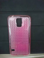 Чехол-накладка Case для Samsung Galaxy S5 G900H силиконовый розовый