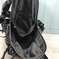 Женский стильный кожаный повседневный рюкзак, фото 7