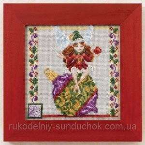 Набор для вышивки бисером"Ornament Fairy//Фея украшений" Mill Hill JS301103