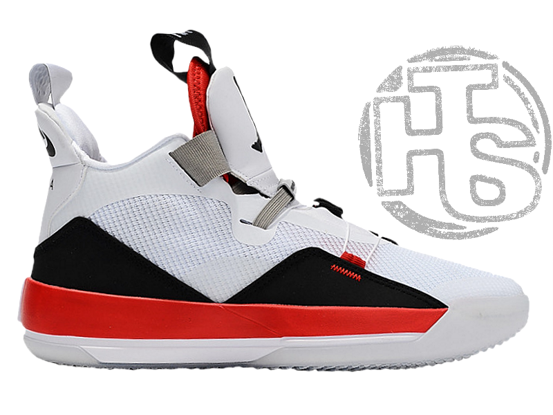Чоловічі кросівки Air Jordan 33 XXXIII White/Fire Red