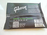 Струни для акустичної гітари Gibson 10-47 super ultra lights, фото 5