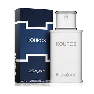 Елітні чоловічі парфуми Yves Saint Laurent Kouros 100ml туалетна вода оригінал, мускусний деревний аромат