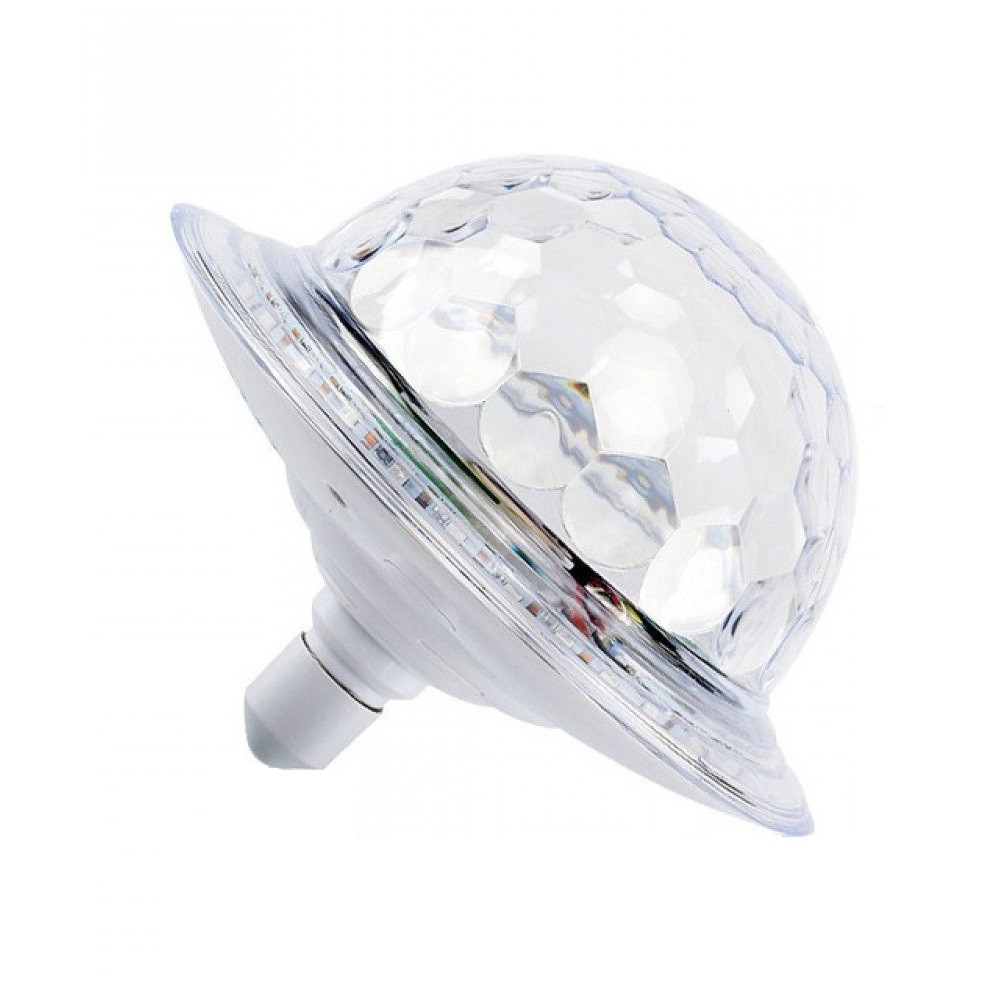 Дискошар світлодіодний в патрон RIAS Crystal Magic Ball E27 Bluetooth (2_006365)