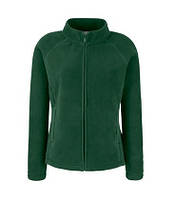 Толстовка куртки на блискавці жіночі - 62066-38 темно-зелена