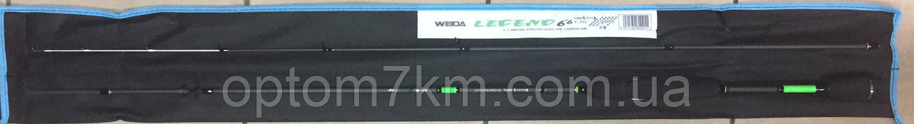 Спінінг Weida Legend 2.1m, тест 1-7g