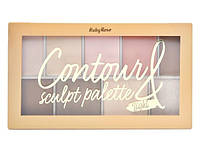 Ruby Rose Contour & Sculpt Palette Light Палитра хайлайтеров НВ-7517