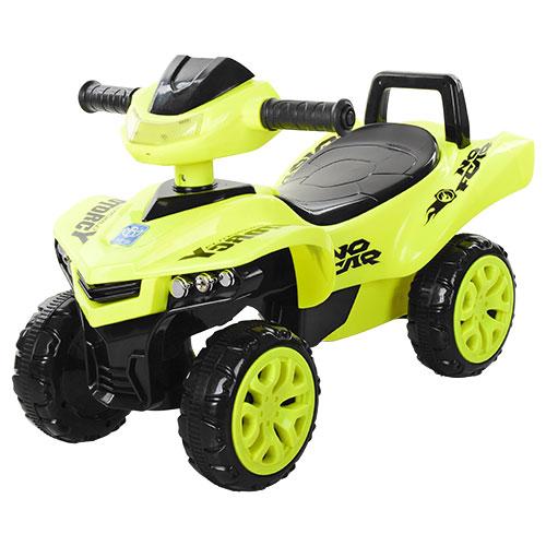 Толокар для малюків квадроцикл Bambi Racer M 3502-6 жовтий музика світло
