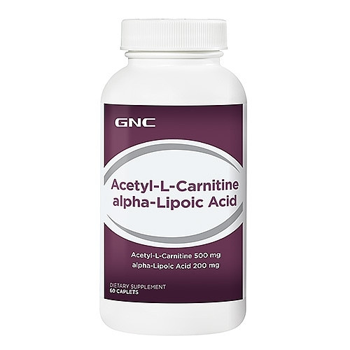 GNC Acetyl-L-Carnitine alpha-Lipoic Acid 60 caps