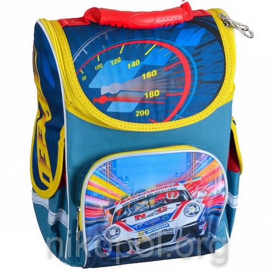 Рюкзак шкільний "SMILE - Porsche", ортопедичний, коробка 33х26х13см.