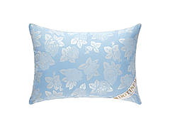 Подушка DOTINEM ROSALIE штучний лебединий пух 50x70 см чохол тік блакитна (211036-2)