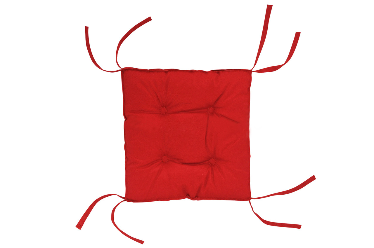 Подушка на стілець DOTINEM COLOR червона 40х40 см (213109-4)
