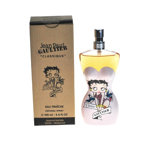 Туалетна вода жіноча Jean Paul Gaultier Classique Betty Boop Eau Fraiche 100ml тестер оригінал, квітковий аромат