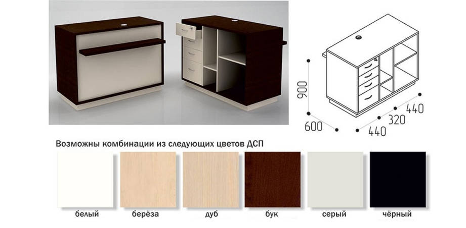 Ресепшн. Стіл продавця. Стійка адміністратора., фото 2