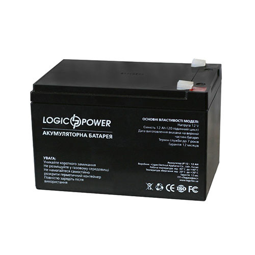 Акумуляторна батарея 12V - 12Ah agm lpm