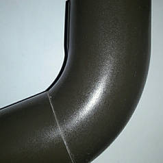 Коліно труби водостічної системи ruukki 90 мм