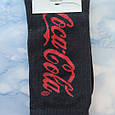 Шкарпетки Чоловічі в стилі Coca Cola чорні розмір 41-45, фото 2
