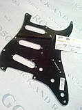 Пікгард для електрогітари Fender Stratocaster ST China ЧОРНИЙ, фото 3