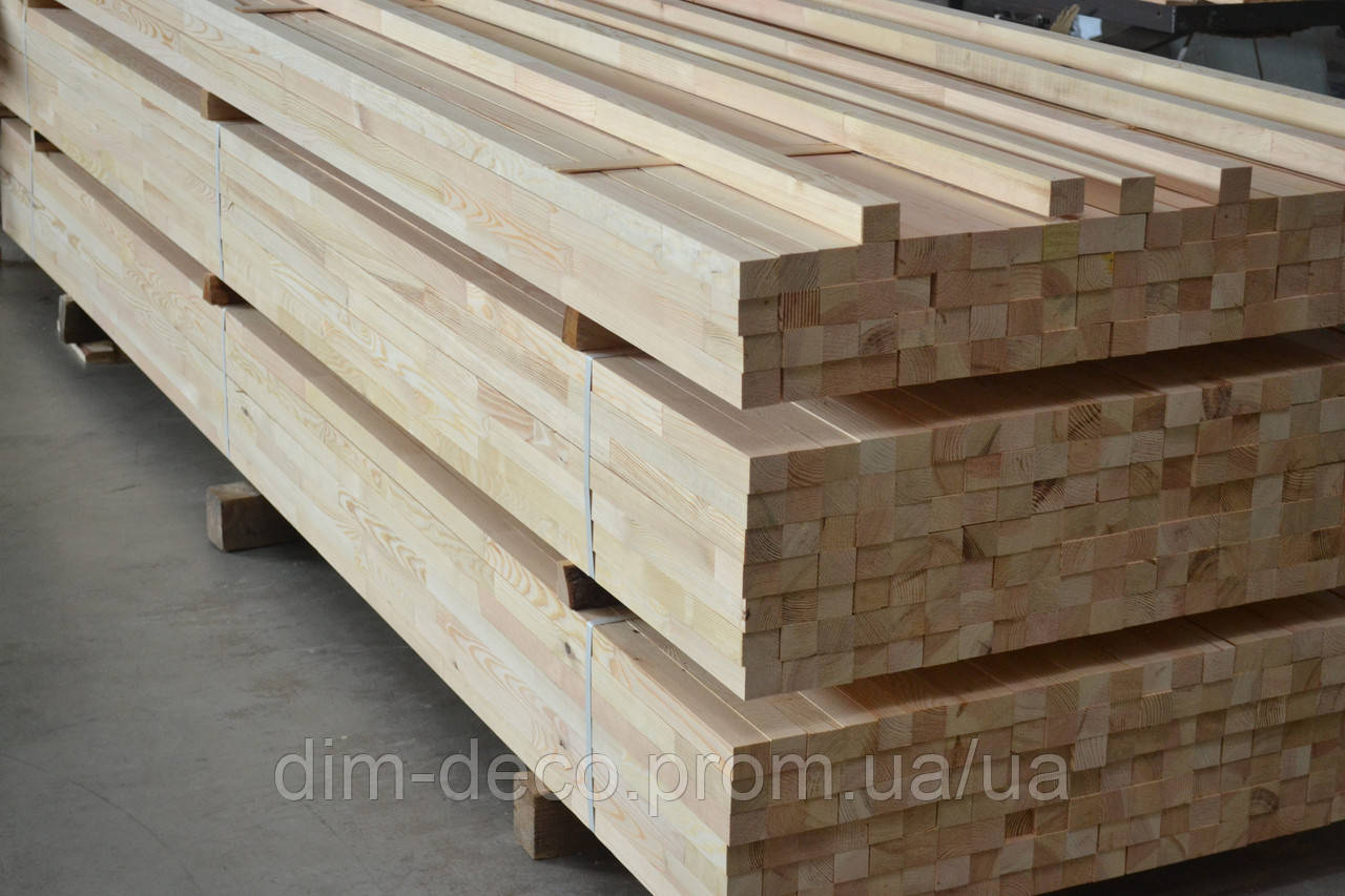 Planed timber / Брусок стругань (W9.1) ( W6.1) / Рейка дерев'яна суха, фото 1