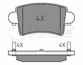 Meyle 025 236 6916 Колодки гальмівні задні Renault Master, Opel Movano