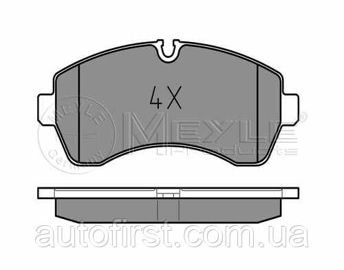 Meyle 025 292 0020 Колодки гальмівні передні MB Sprinter, VW Crafter (Німеччина)