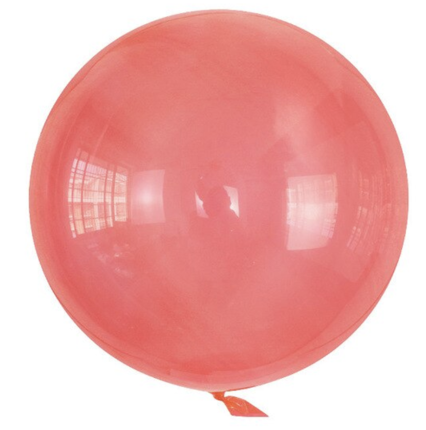 Куля Bubbles BL червоний кристал Китай, 50 см (20')