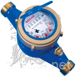 Лічильник холодної води 1" (dn 25) TY-3(мокрохід) клас "С" (R 160) L 260mm, Baylan (Турция)