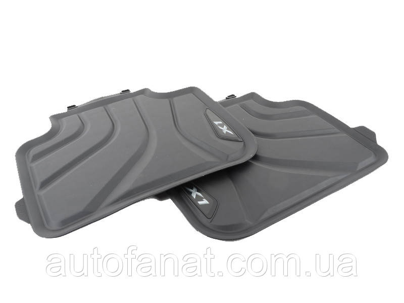 Килимки BMW X1 (F48) 2016-2022, Basis задні в салон гумові оригінал (51472365856)