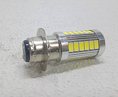 Лампа фари для мотоцикла, скутера, мопеда LED світлодіодна P15D-25-1 (кукурка)