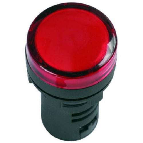 Лампа AD-22DS LED-матрица d22мм красный 12В AC/DC (ID#987533023), цена ...
