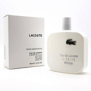 Тестер Lacoste Eau De L.12.12 Blanc ( Лакот бланк) ОАЕ