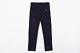 Брюки дитячі для хлопчика, стрейч котон SmileTime Fashion, синьо-чорні, фото 2