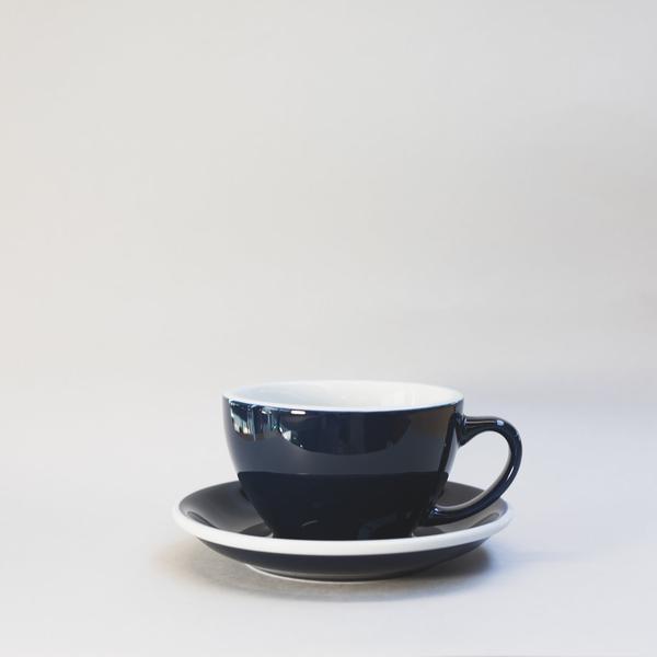 Чашка і блюдце для лате Loveramics Egg Cafe Latte Cup & Saucer Denim 300 мл