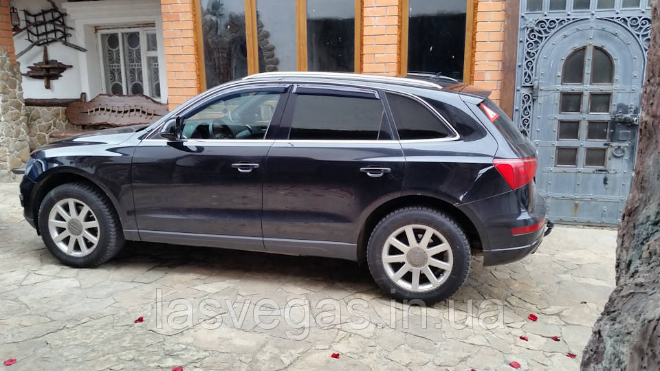 Дефлектори вікон (вітровики) Audi Q5 2008-2012 (HIC/Тайвань)