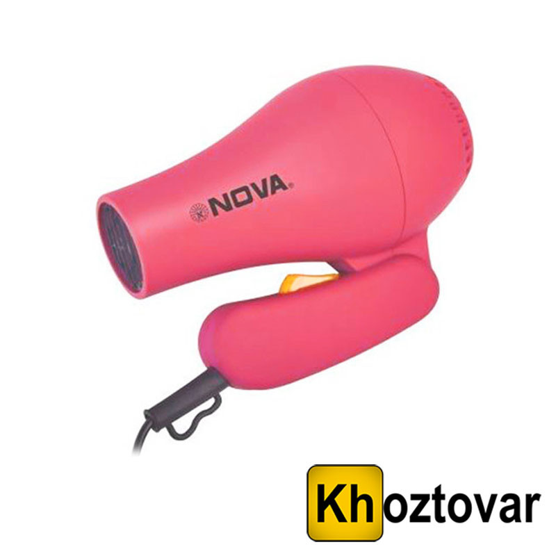 Фен для волосся Nova 1000W Hair Dryer Professional NV-838 ⁇ Дорожній мініфен зі складаною ручкою
