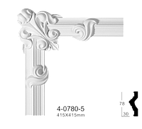 Угловой элемент Classic Home 4-0780-5 , лепной декор из полиуретана 415*415