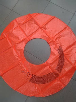 Круг надувний помаранчевий 90 см