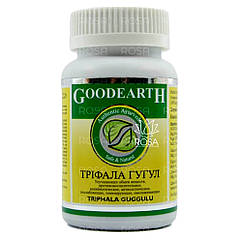 Трифала Гуггул (Triphala Gugulu), 60 капсул