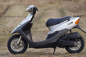 Honda Dio 35 (сірий, робимо чорний, ставимо новий пластик)