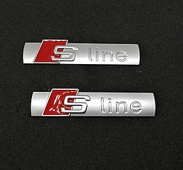 3D емблема S-LINE - Колір срібло матове