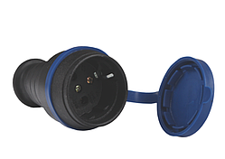 Гніздо каучукове з заземленням пряме з кришкою Garant