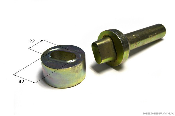 Оправка для овальних люверсу 42х22, фото 1