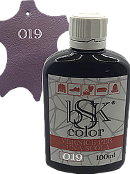 Фарба для гладкої шкіри "bsk-color" 100 ml фіолетовий