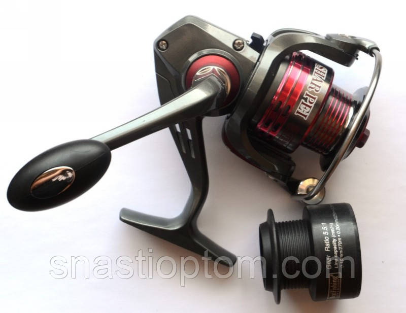 Котушка рибальська Братфішинг, SHAR PEI 1000 FD, 5+1 підшипників