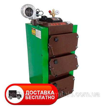 Твердопаливний котел SteelArt SA-20 кВт тривалого горіння 3 мм, фото 1